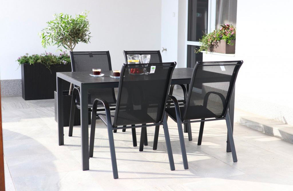 Venkovní zahradní set pro 4 osoby DK302 antracit-2